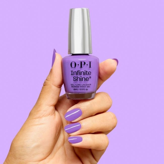 OPI Vernis Infinite Shine Vegan Trip to the Brite Side Here Plums the Sun 15ml