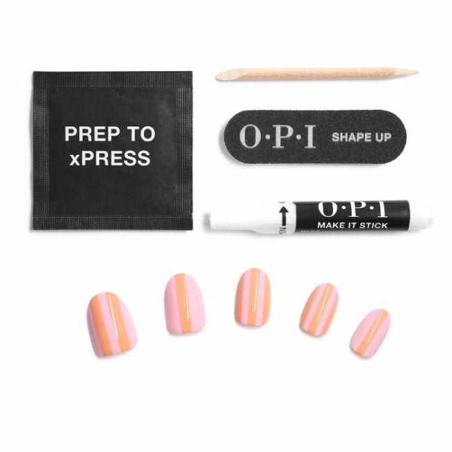 OPI Faux-ongles xPRESS/ON Trip to the Brite Side Pass my Towel
