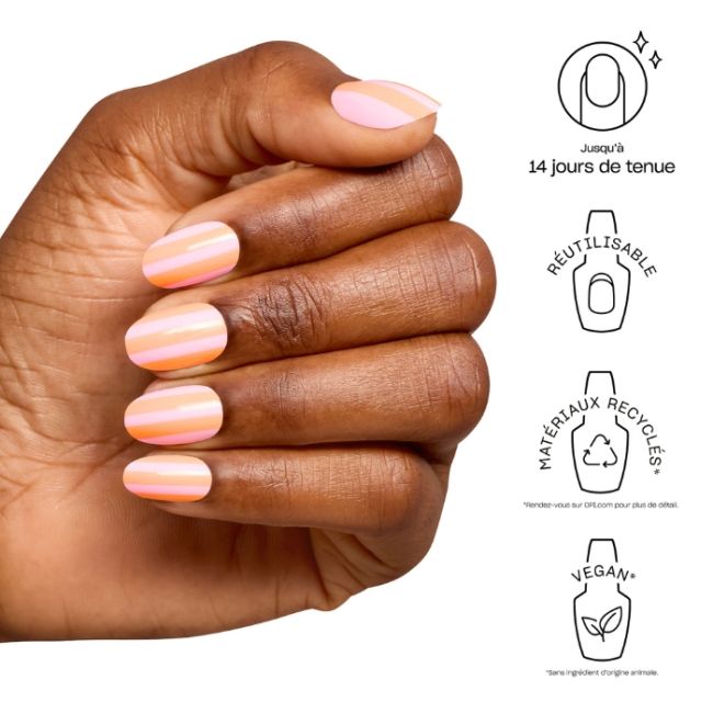 OPI Faux-ongles xPRESS/ON Trip to the Brite Side Pass my Towel
