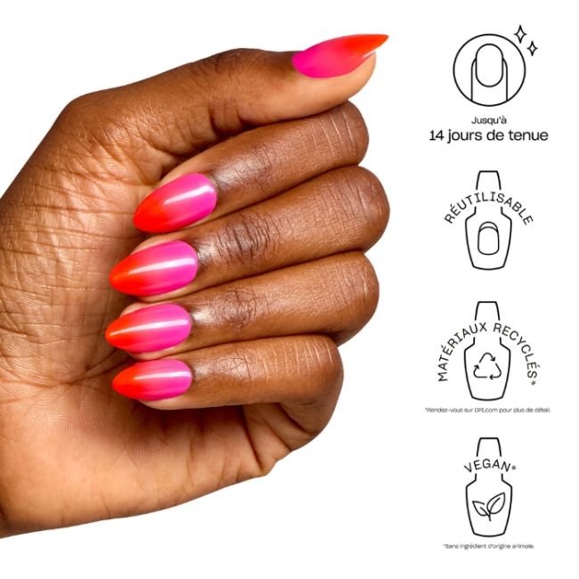 OPI Faux-ongles xPRESS/ON Trip to the Brite Side Squeeze the Day