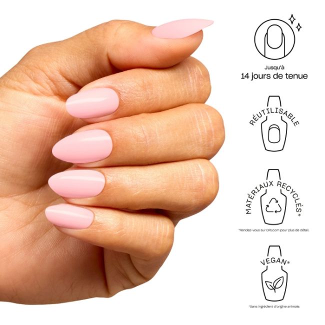 OPI Faux-ongles xPRESS/ON Trip to the Brite Side Strawberry Milkshake
