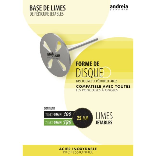 ANDREIA base disque rape à pied