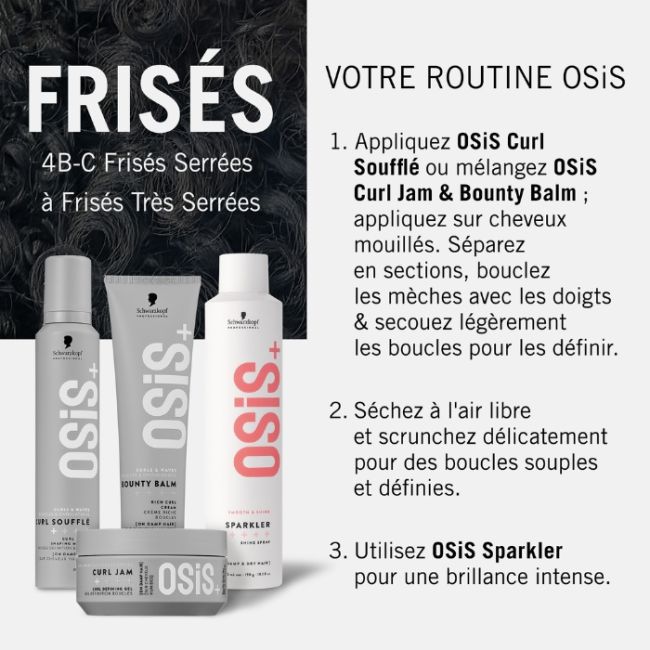 Spray Raviveur Boucles Curl Retouch OSIS+ Schwarzkopf 200ml