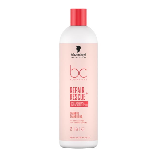 Shampooing pour cheveux abimés Bonacure Repair Rescue Schwarzkopf 500ml