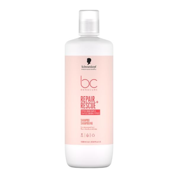 Shampooing pour cheveux abimés Bonacure Repair Rescue Schwarzkopf 1L
