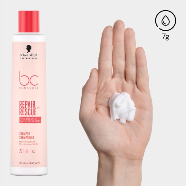 Shampooing pour cheveux abimés Bonacure Repair Rescue Schwarzkopf 500ml