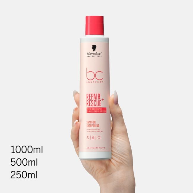 Shampooing pour cheveux abimés Bonacure Repair Rescue Schwarzkopf 500ml