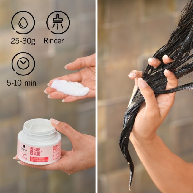 Masque cheveux abimés Bonacure Repair Rescue Schwarzkopf 500ml