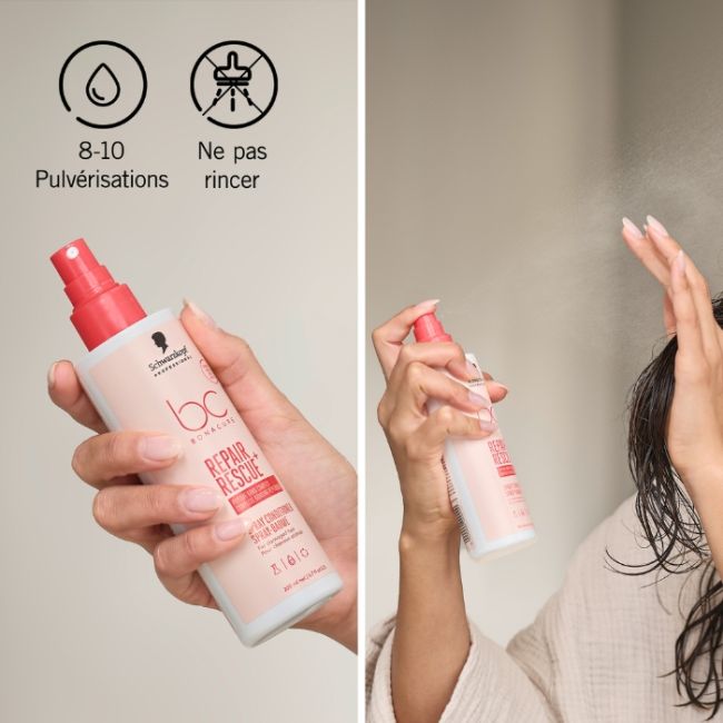 Spray réparateur cheveux Bonacure Repair Rescue Schwarzkopf 400ml