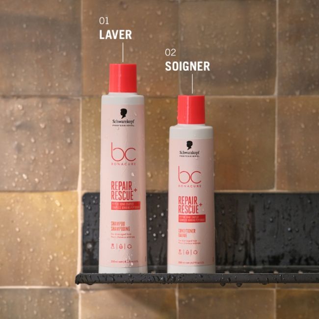 Shampooing pour cheveux abimés Bonacure Repair Rescue Schwarzkopf 500ml