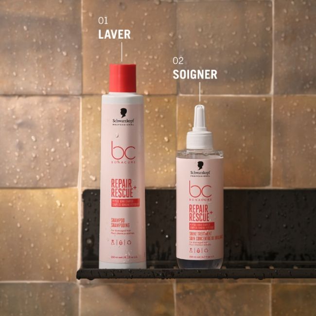 Shampooing pour cheveux abimés Bonacure Repair Rescue Schwarzkopf 1L