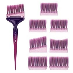Pinceau de coloration Violet à tête interchangeable 8 embouts Formul Pro