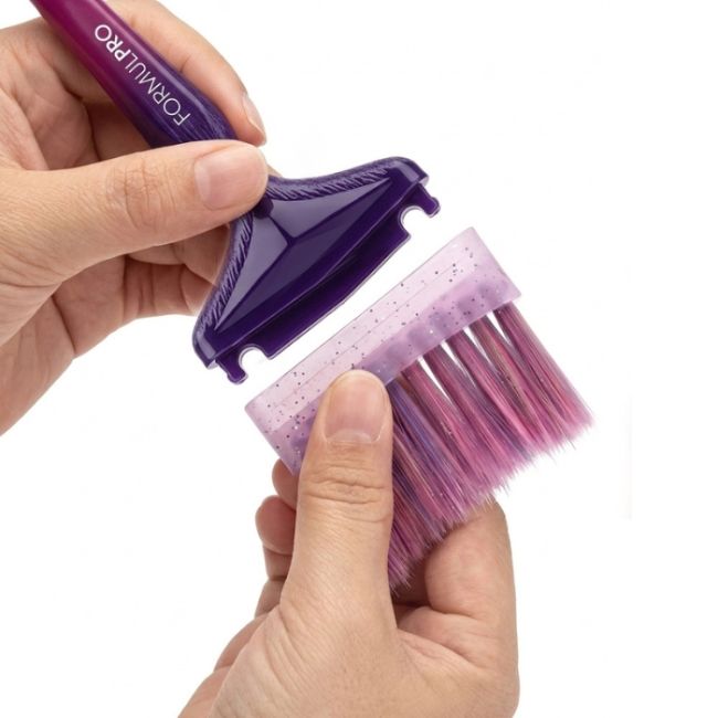 Pinceau de coloration Noir à tête interchangeable 8 embouts Shophair