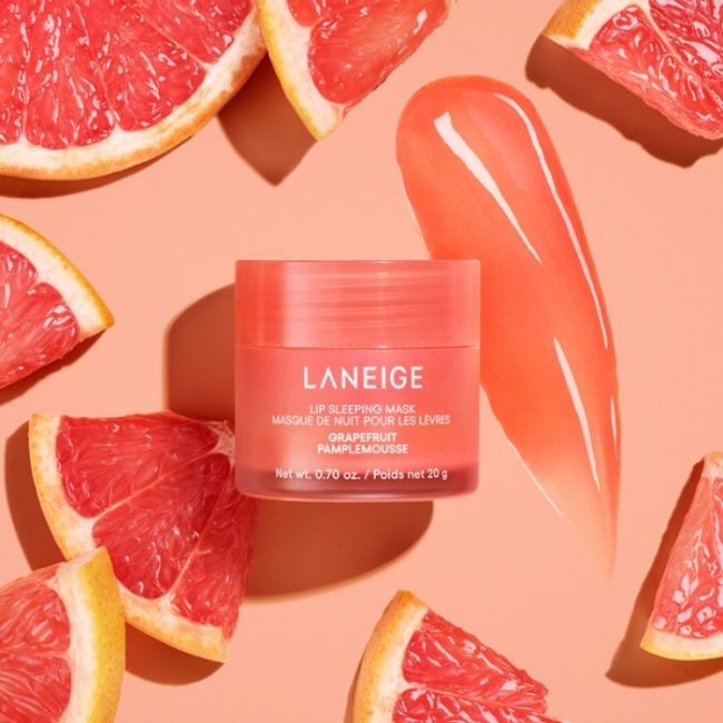 Máscara de noite para os lábios Lip Sleeping Mask Grapefruit Laneige