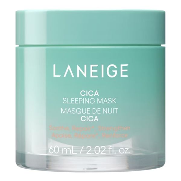 Mascarilla de Noche reparadora Cica Night Mask Laneige 60ml