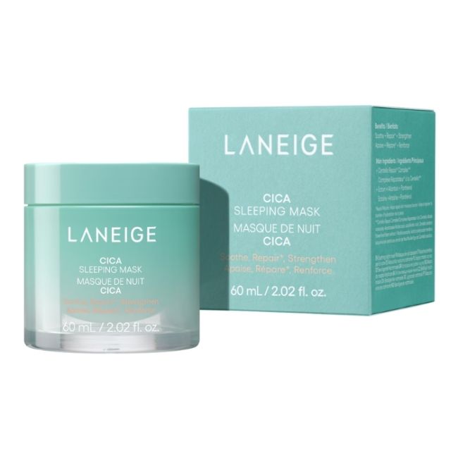 Masque de Nuit réparteur Cica Night Mask Laneige 60ml