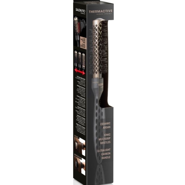 Brosse Thermique 25mm Heat Active Carbon Argan SALONXPRO