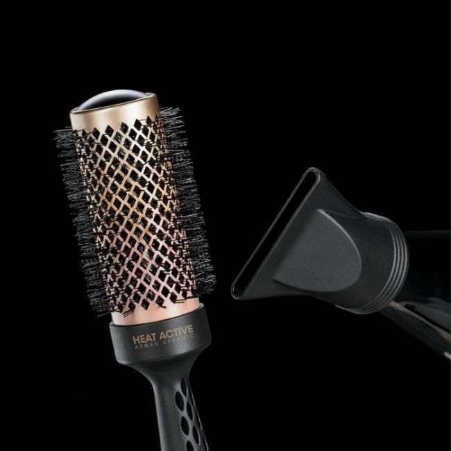 Brosse Thermique 43mm Heat Active Carbon Argan SALONXPRO