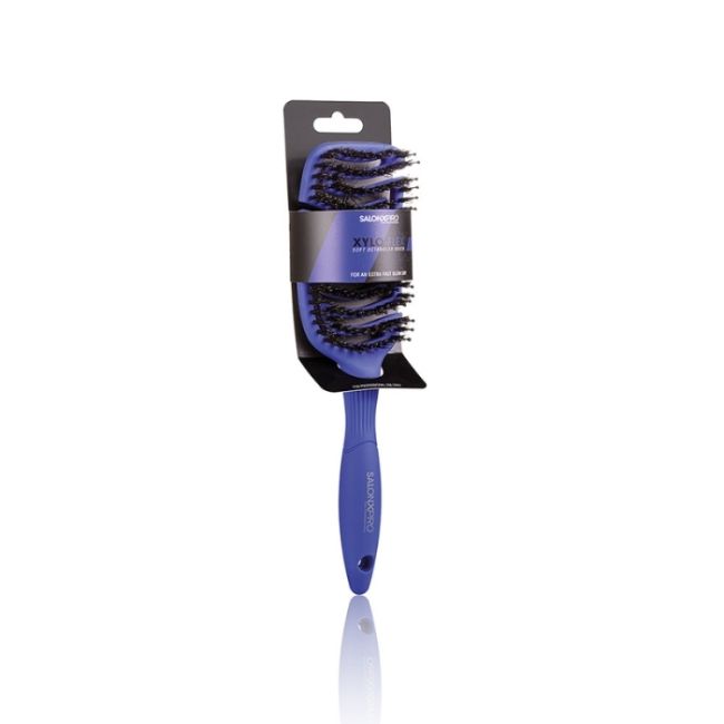 Brosse démêlante Bleu Xylo-Flex SALONXPRO