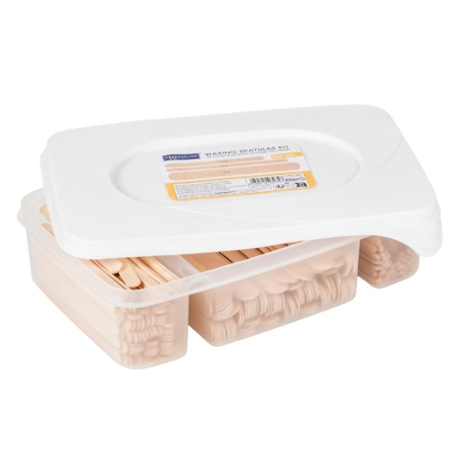 Kit Spatules En Bois 3 Tailles Épilation 11,5cm SALONXPRO x300