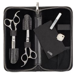 Set de ciseaux Stage pro set offset silver 5.5” gaucher SALONXPRO