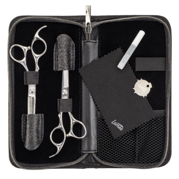 Set de ciseaux Stage pro set offset silver 5.5” gaucher SALONXPRO
