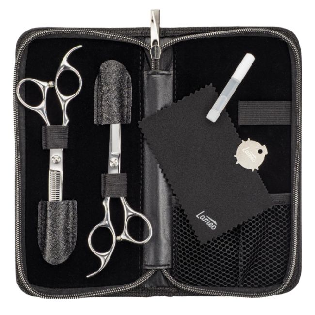 Set de ciseaux Stage pro set offset silver 5.5” gaucher SALONXPRO