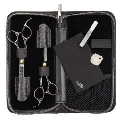Set de ciseaux Stage pro set offset black5.5” SALONXPRO