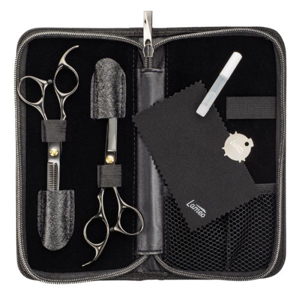 Set de ciseaux Stage pro set offset black5.5” SALONXPRO