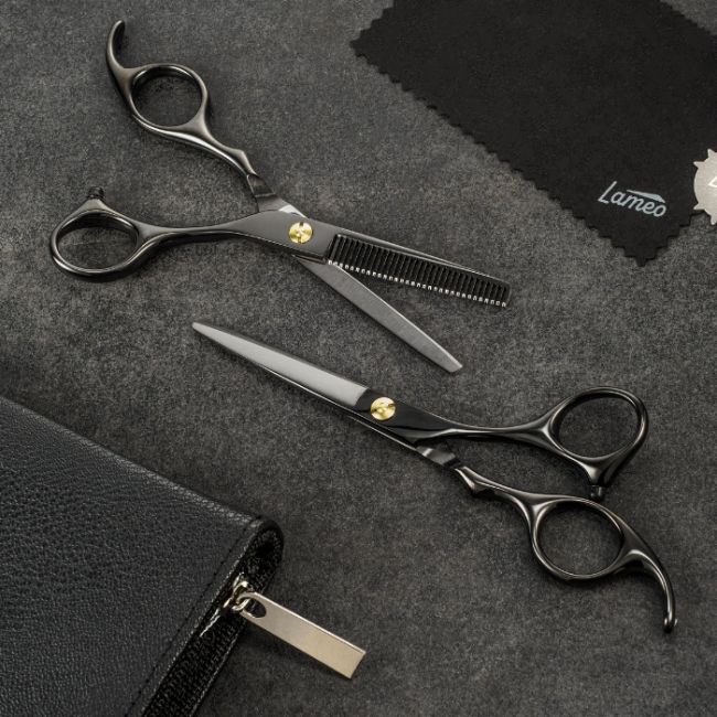 Set de ciseaux Stage pro set offset black5.5” SALONXPRO