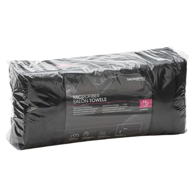 Serviette en microfibre boite de 12 pcs SALONXPRO
