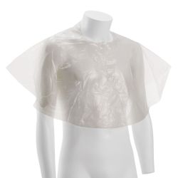 Capes transparentes jetables 100% LDPE 50 pcs SALONXPRO
