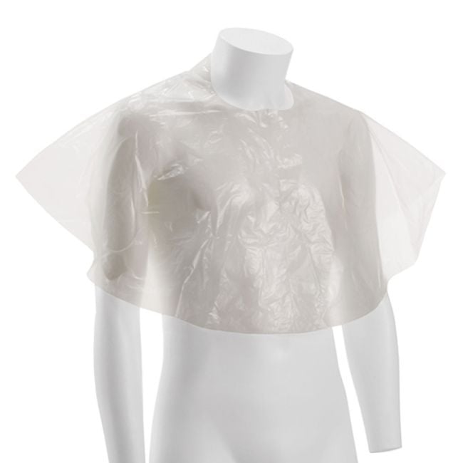 Capes transparentes jetables 100% LDPE 50 pcs SALONXPRO