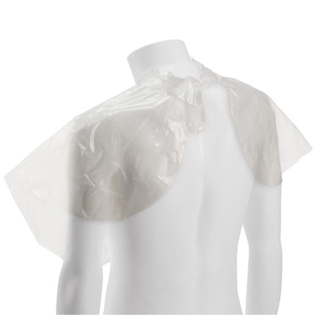 Capes transparentes jetables 100% LDPE 50 pcs SALONXPRO
