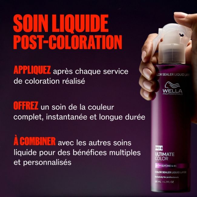 Soin liquide Post-coloration Ultimate Color Wella 185ml