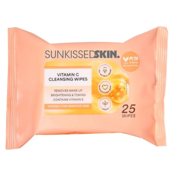 Lingettes Nettoyantes à la Vitamine C Sunkissed