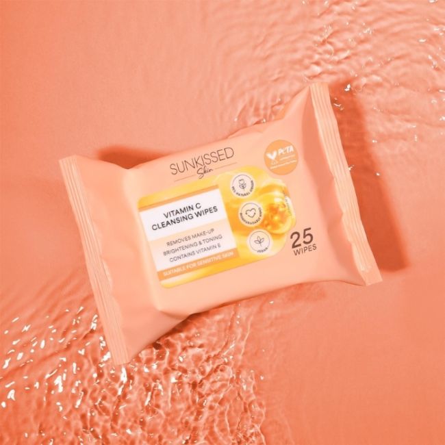 Lingettes Nettoyantes à la Vitamine C Sunkissed