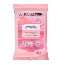 Lingettes Intimes Rafraîchissantes Sunkissed