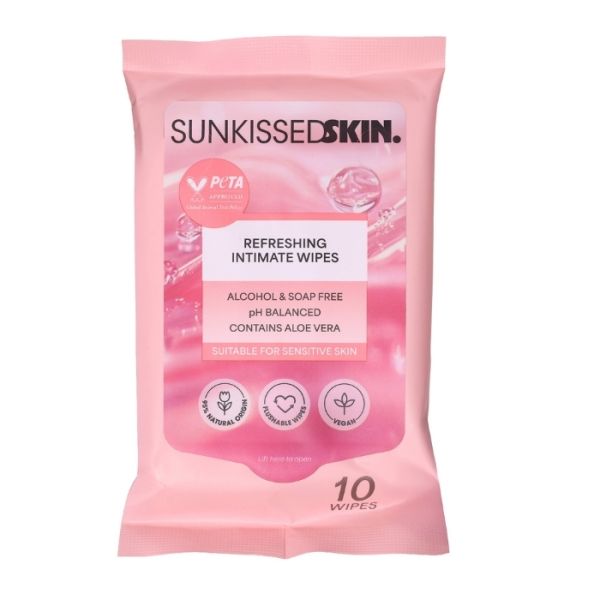 Lingettes Intimes Rafraîchissantes Sunkissed