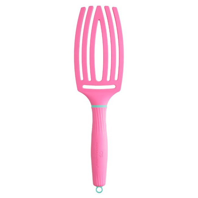 Spazzola Fingerbrush Hot Pink M Olivia Garden - Stile Unico e Innovativo