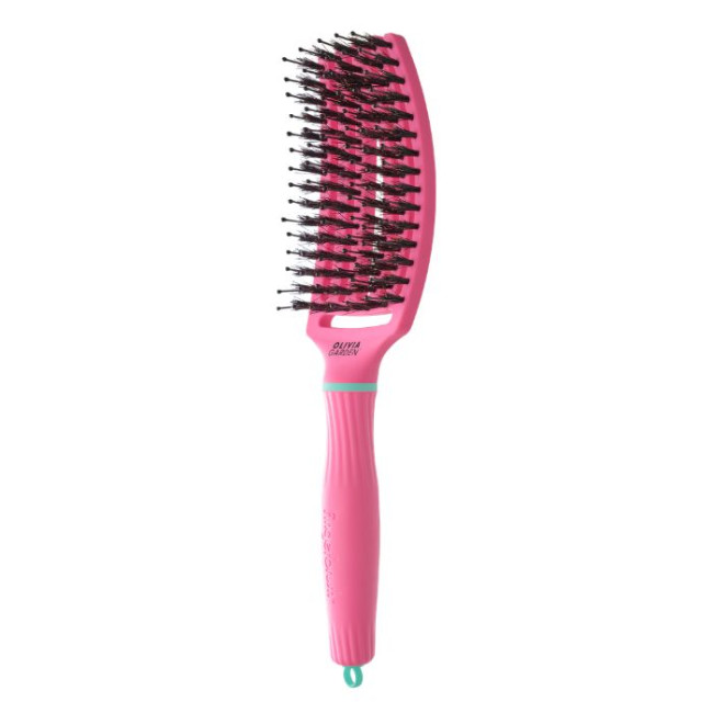 Borsteltje Fingerbrush Hot Pink M Olivia Garden - Unieke en Innovatieve Stijl