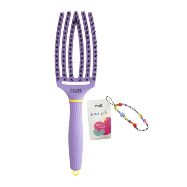 Cepillo Fingerbrush Rosa Fucsia M Olivia Garden - Estilo Único e Innovador