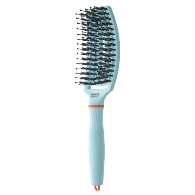 Brosse Fingerbrush Snuggle Bubble Blue Child Olivia Garden – Édition limitée