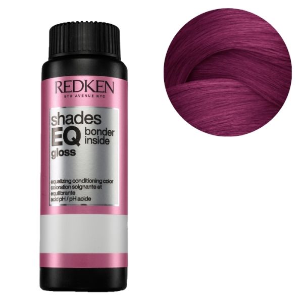 Coloration ton sur ton sans ammoniaque Shades EQ gloss Bonder Inside Kicker Violet Redken 60ml