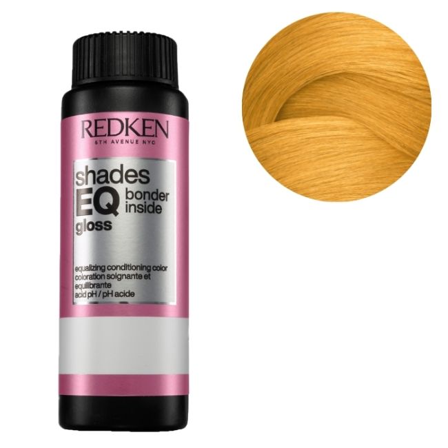 Coloration ton sur ton sans ammoniaque Shades EQ gloss Bonder Inside Kicker Jaune Redken 60ml