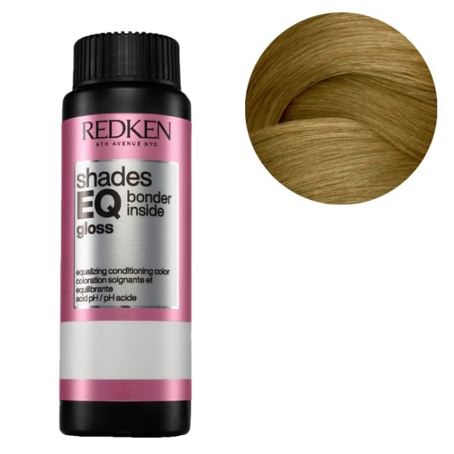 Coloration ton sur ton sans ammoniaque Shades EQ gloss Bonder Inside 08NA Volcanic Redken 60ml