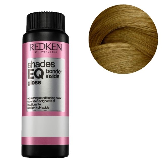 Coloration ton sur ton sans ammoniaque Shades EQ gloss Bonder Inside 07NA Pewter Redken 60ml