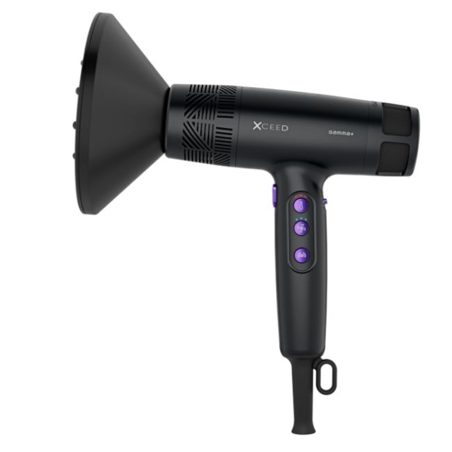Sèche-cheveux Gamma+ Xceed noir Gammapiu