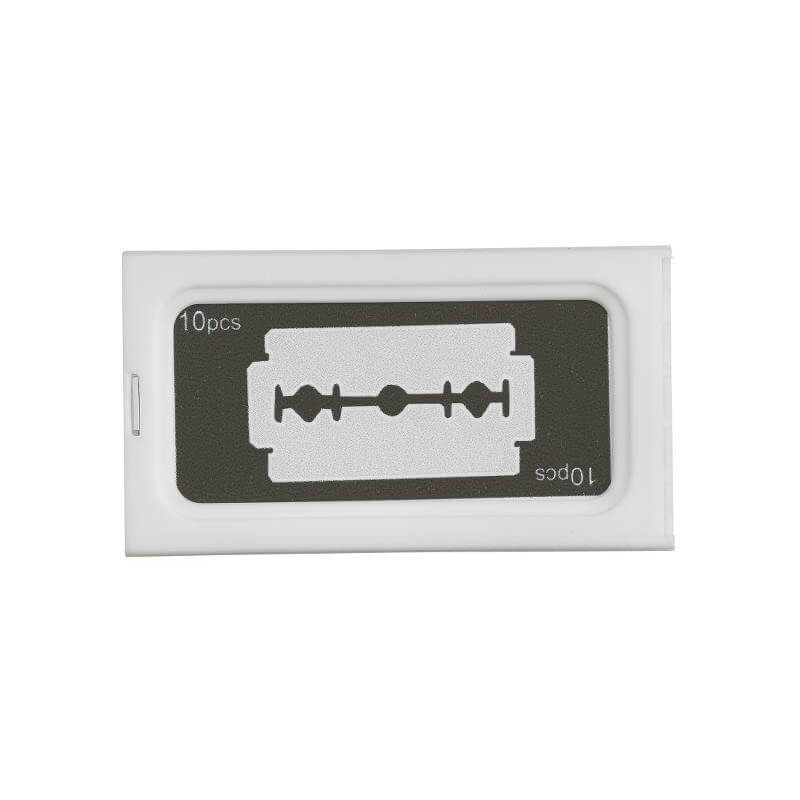 Hoesje 10 scheermessen korte messen