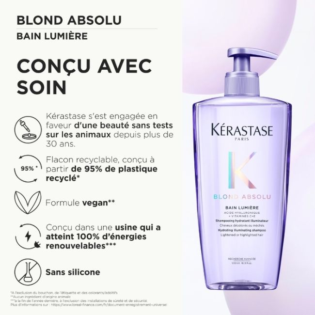 Bain lumière Blond Absolu Kérastase 500ML